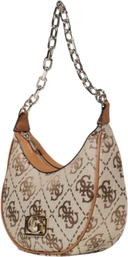 Guess Elegante Hobo Schoudertas voor Vrouwen Beige Dames - Foto 4