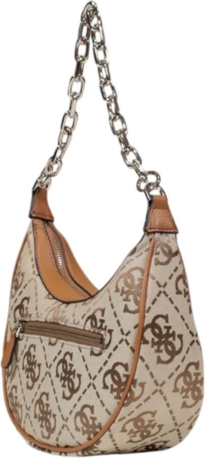 Guess Elegante Hobo Schoudertas voor Vrouwen Beige Dames - Foto 5