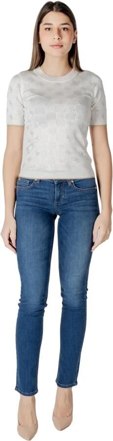 Guess Elegante korte mouw gebreide top White Dames - Foto 8