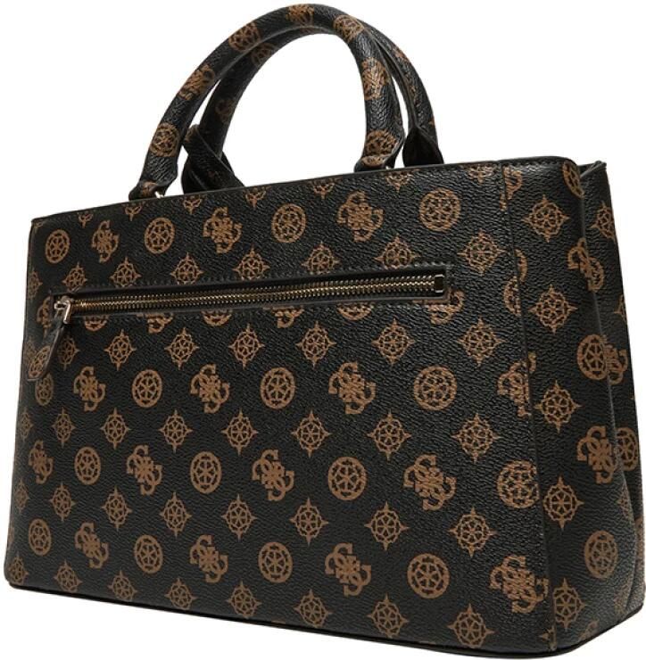 Guess Elegante Mokka Handtas met Gouden Details Brown Dames