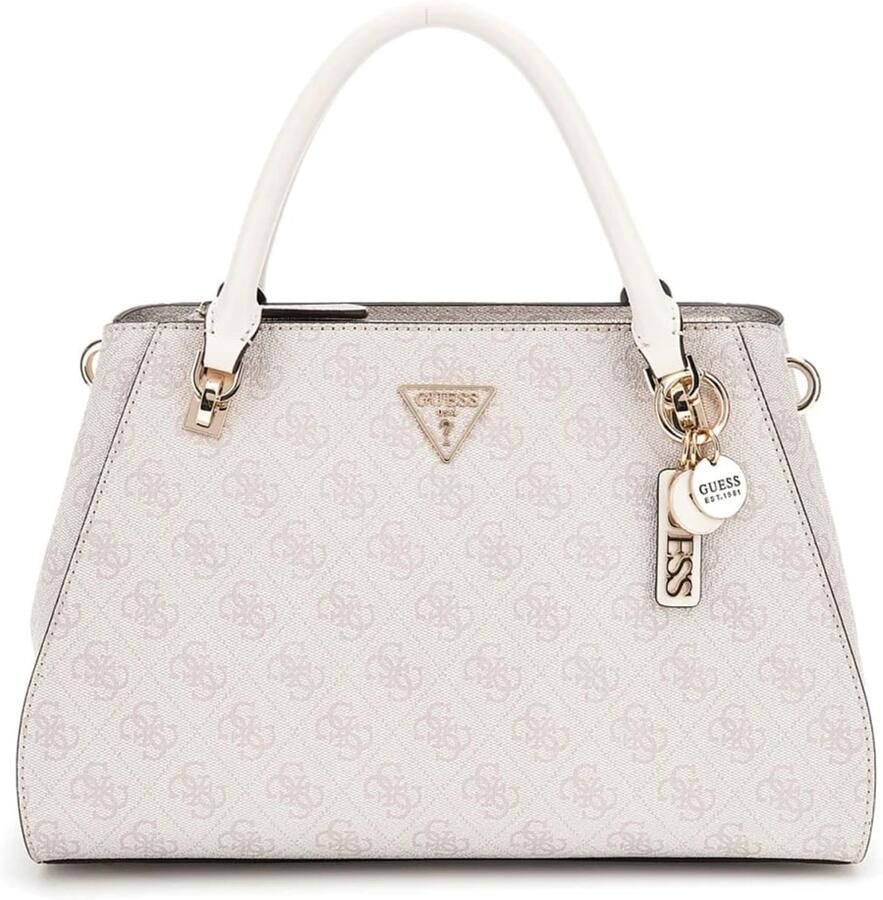 Guess Middelgrote Capaciteit Polyethyleen Handtas Pink Dames