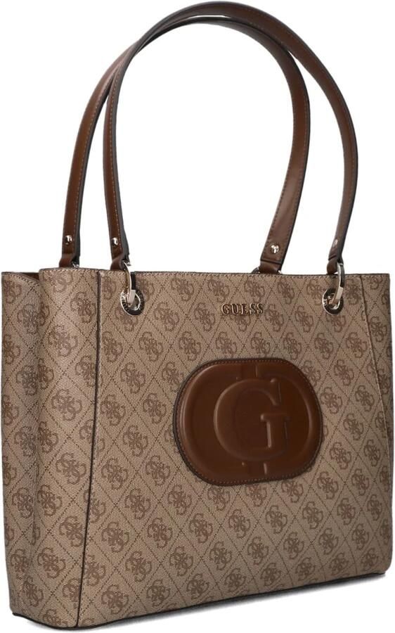 Guess Beige Handtas Polyethyleen | Stijlvol Model Beige Dames