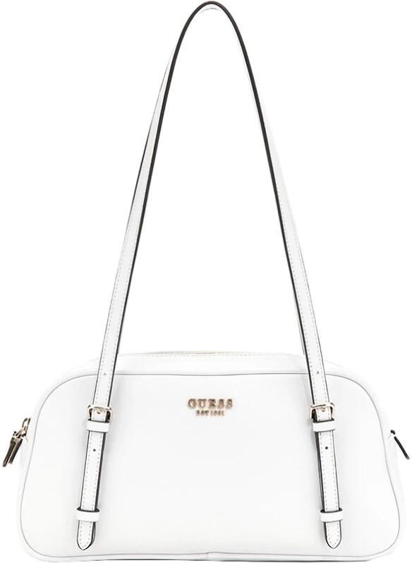Guess Elegante witte handtas met gouden details White Dames