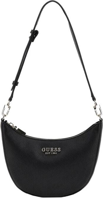 Guess Elegante zwarte handtas met gouden details Black Dames - Foto 4