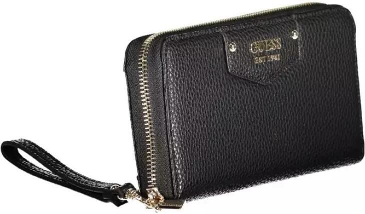 Guess Zwarte Portemonnee met Ritssluiting en Meerdere Compartimenten Zwart Dames - Foto 3