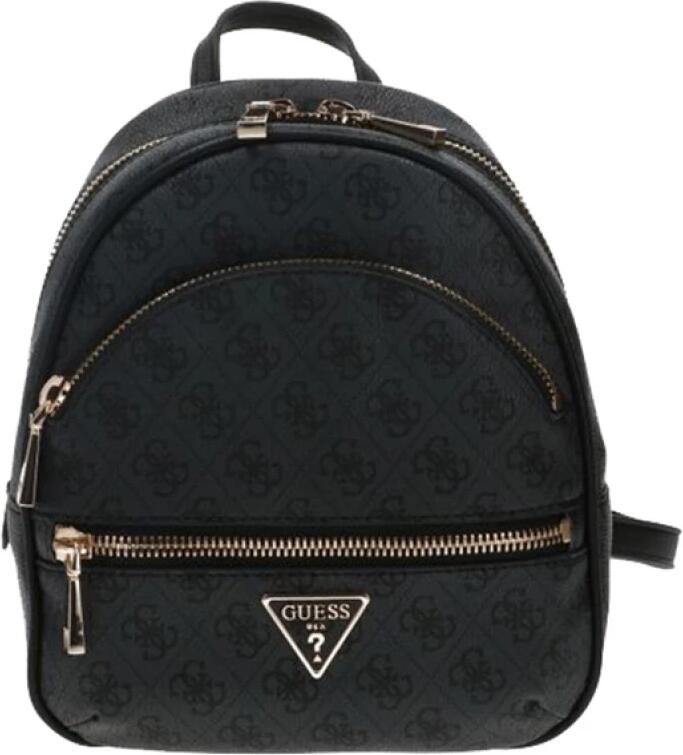 Guess Elegante Zwarte Rugzak met Gouden Details Black Dames - Foto 6