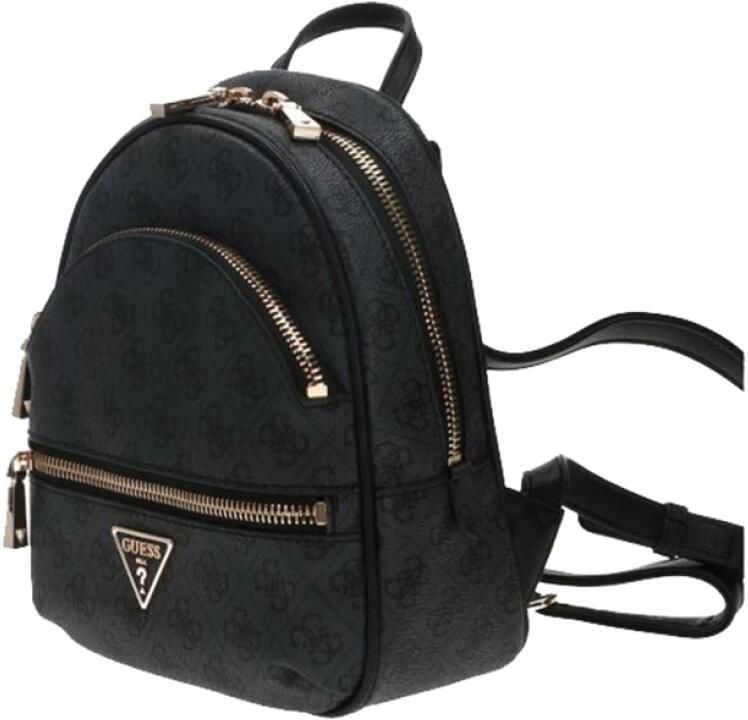 Guess Elegante Zwarte Rugzak met Gouden Details Black Dames - Foto 5