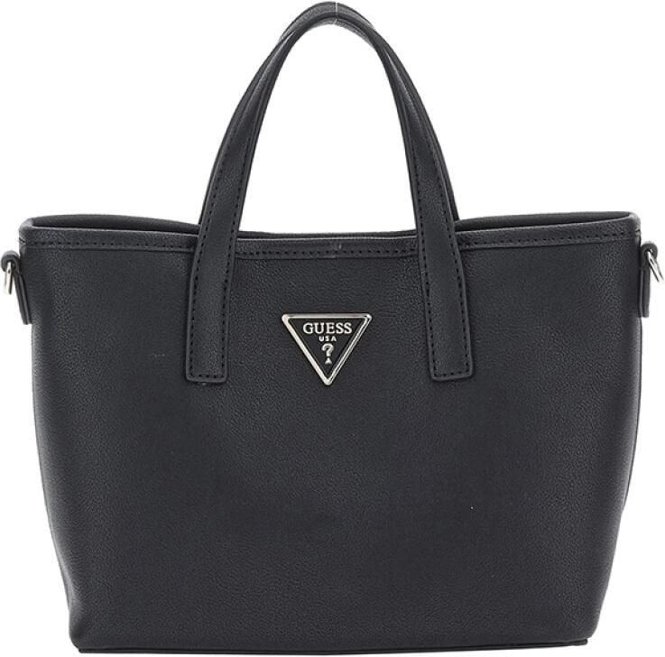 Guess Mini Latona Tassen van Imitatieleer Black Dames - Foto 3