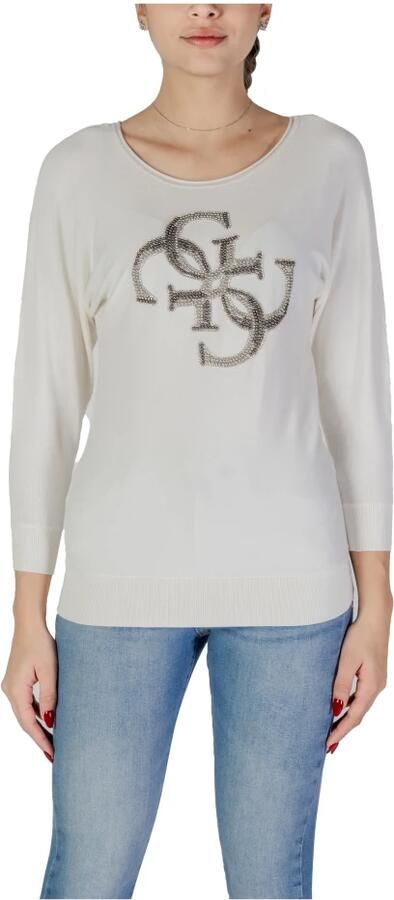 Guess Emerie 4G Logo Vleermuistrui White Dames