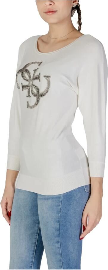 Guess Emerie 4G Logo Vleermuistrui White Dames - Foto 3