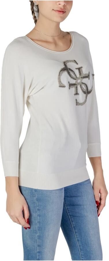 Guess Emerie 4G Logo Vleermuistrui White Dames - Foto 2