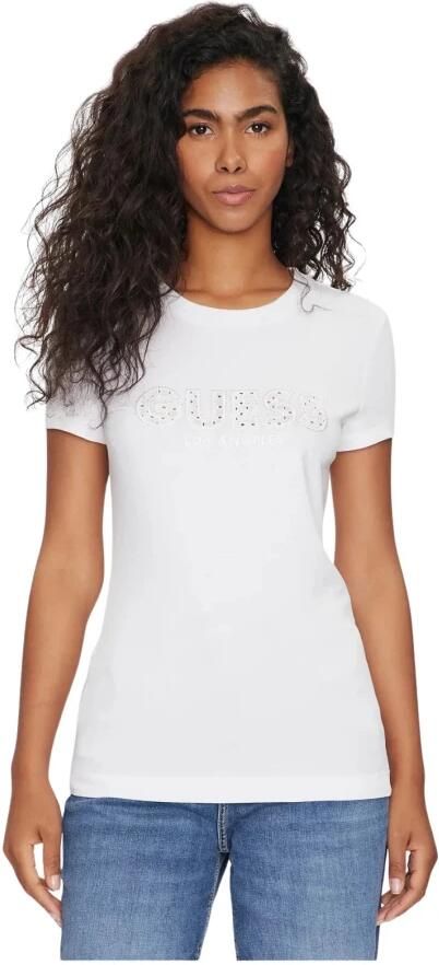 Guess Dames T-shirt Lente Zomer Collectie White Dames - Foto 3