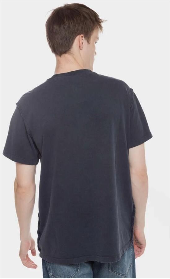 Guess Geborduurd logo katoenen T-shirt Blue Heren - Foto 2