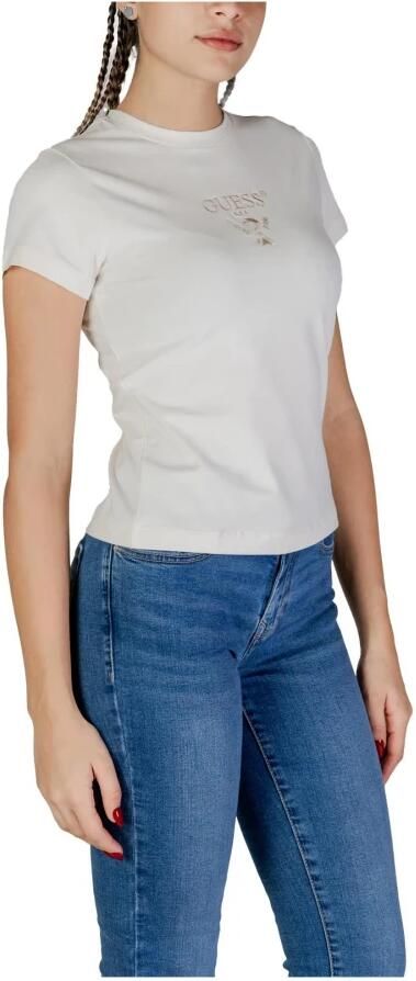 Guess Actief Katoenen T-shirt Lente Zomer Collectie Gray Dames - Foto 7