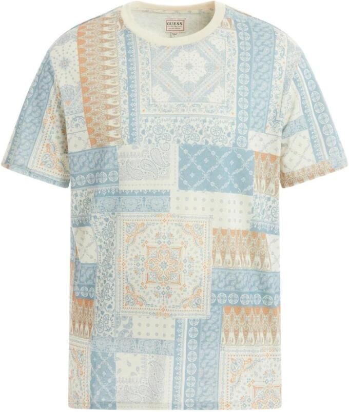 Guess Gedrukt T-shirt met korte mouwen Multicolor Heren