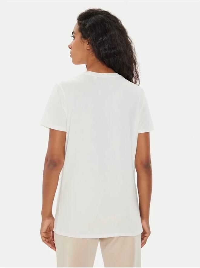 Guess Geprint T-shirt van katoen White Dames