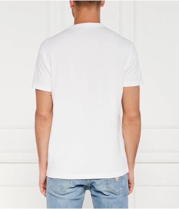 Guess Geprint T-shirt van katoen White Heren - Foto 2