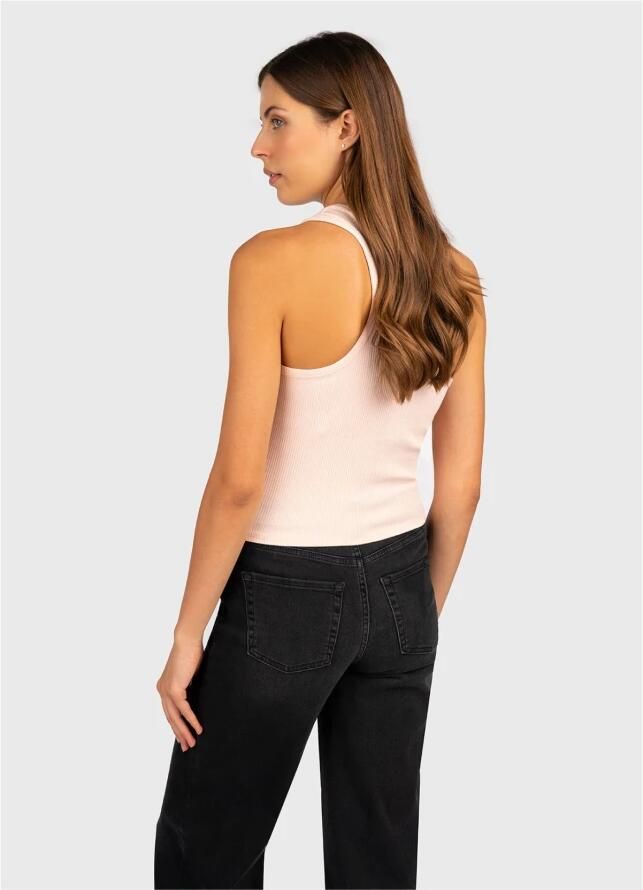 Guess Tanktop van een mix van viscose en elastaan met labeldetail model 'DENISE'