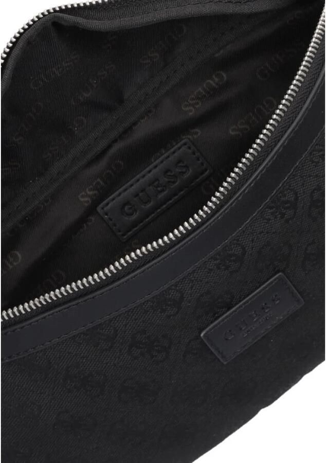 Guess Heren Heuptas Strave Bumbag Black Heren