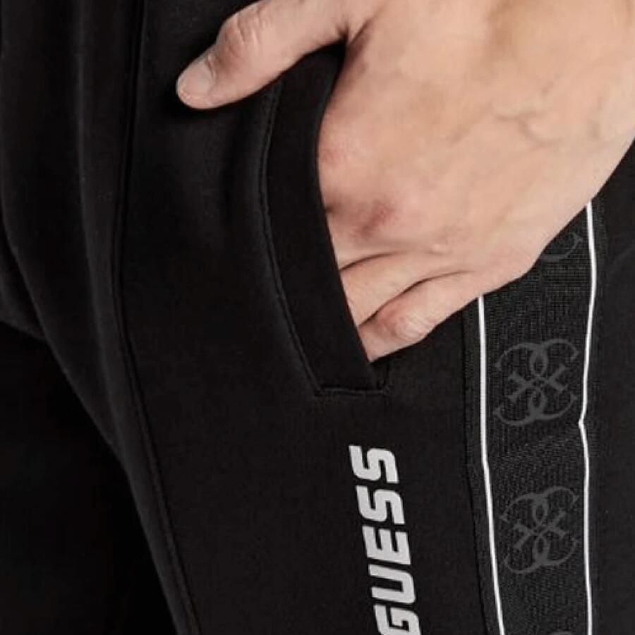 Guess Activewear Regular fit sweatpants met labelprint model 'MICKEY'