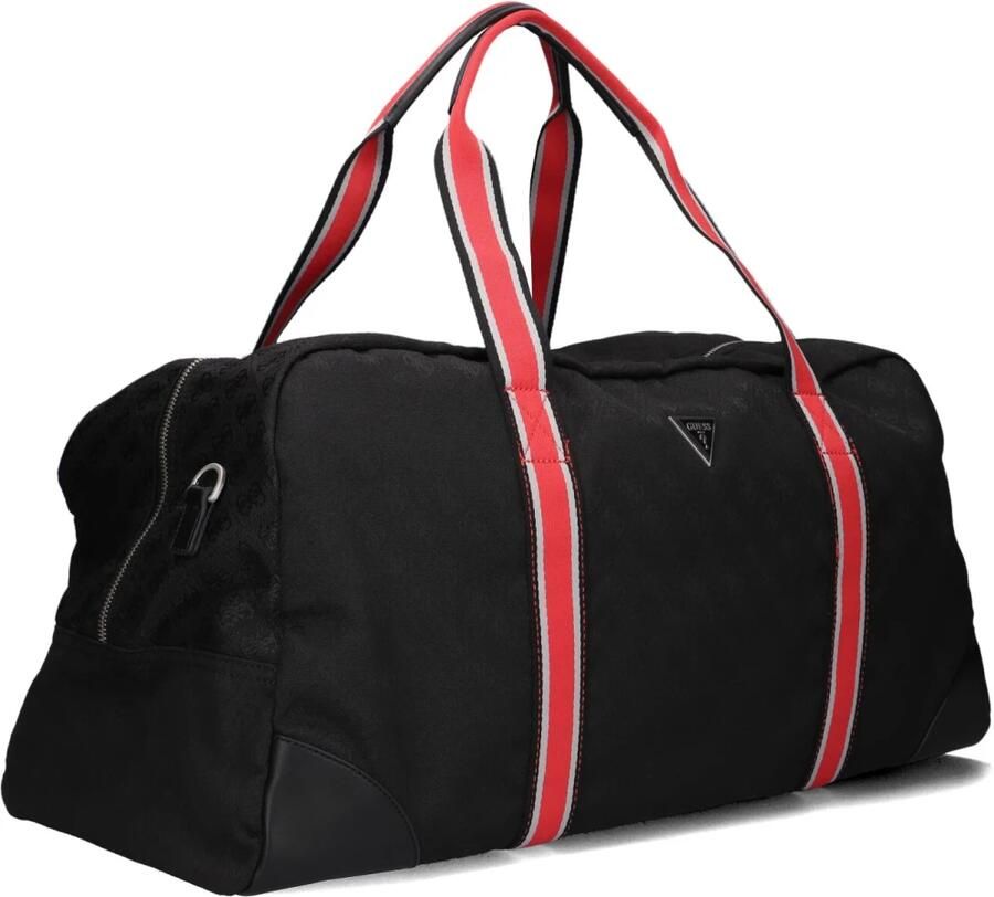 Guess Heren Leren Weekendtas Zwart Black Heren - Foto 3