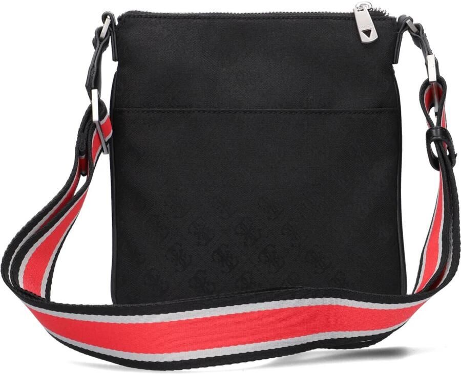 Guess Zwarte Schoudertas Strave Xbody Flat W Frnt Zpr