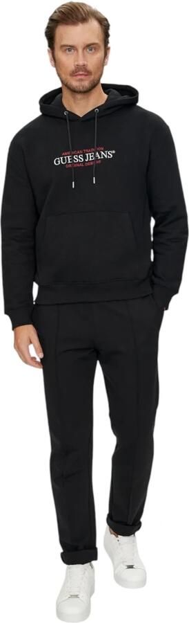 Guess Herenmode Hoodies Amerikaanse Traditie Black Heren - Foto 4