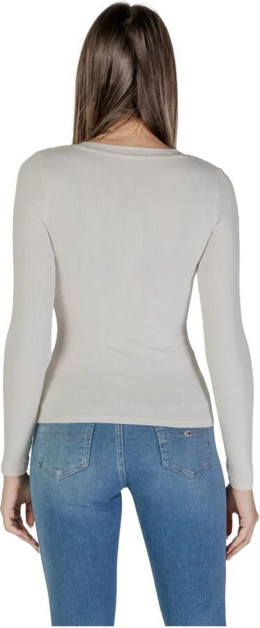 Guess T-Shirt Lange Mouw LS KYLA RIB HENLEY W4BP51 KBCO2 - Foto 3