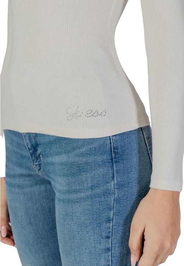 Guess T-Shirt Lange Mouw LS KYLA RIB HENLEY W4BP51 KBCO2
