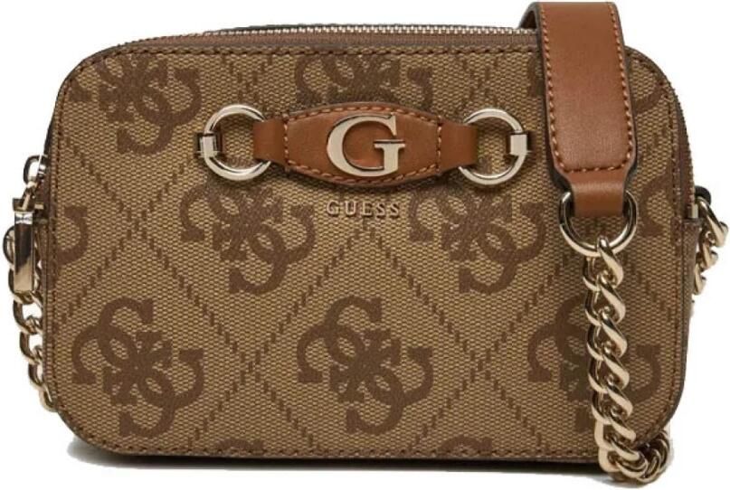 Guess Izzy Camera Crossbody Tas Brown Dames - Foto 4