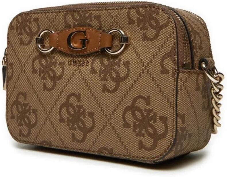 Guess Izzy Camera Crossbody Tas Brown Dames - Foto 2