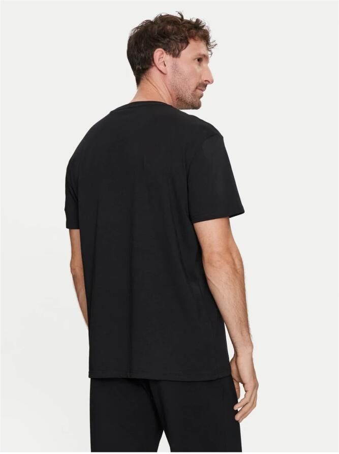 Guess Katoen Foto Print T-Shirt Zwart Black Heren - Foto 2