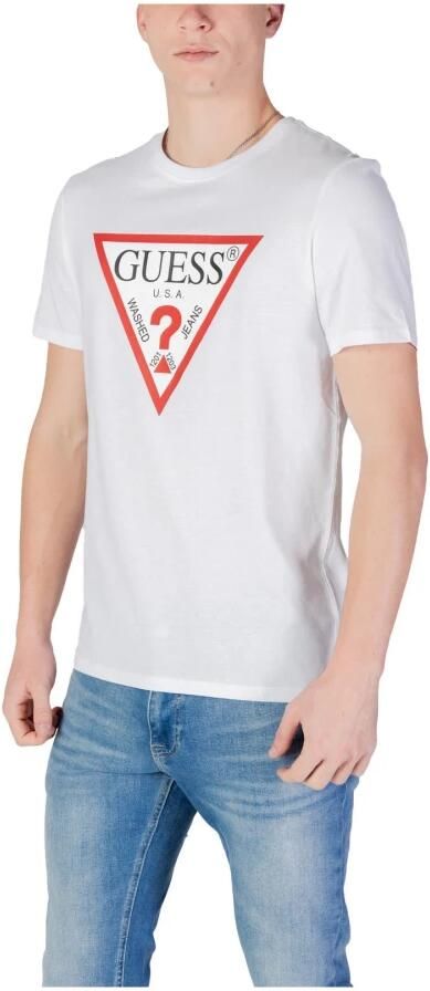 Guess Katoenen Ronde Hals Ondergoed White Heren - Foto 2