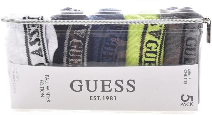 Guess Katoenen Sokken Pak Multikleur Grijs Heren - Foto 2