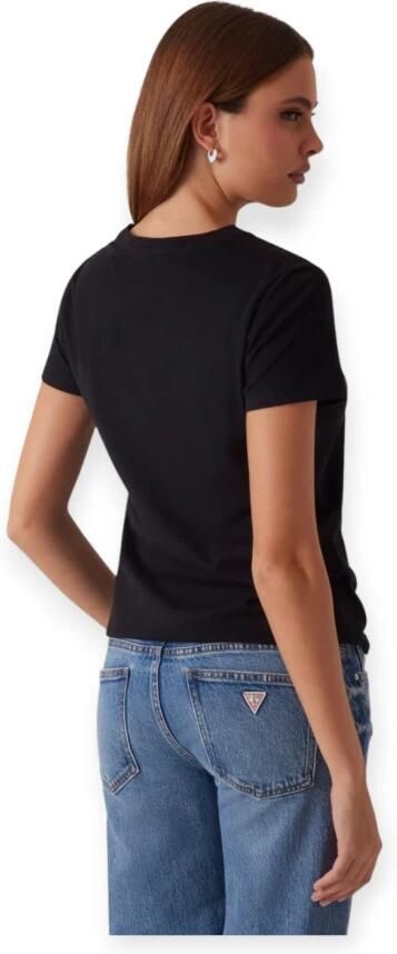 Guess T-shirt Korte Mouw T-shirt femme Script Lace Logo Easy - Foto 5