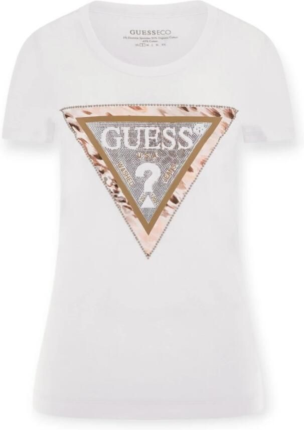 Guess T-shirt Korte Mouw SS CN CHEETA LOGO W5RI22 J1314 - Foto 5