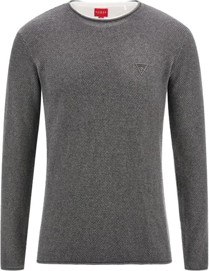 Guess Katoenen Trui met Lange Mouwen Grijs Gray Heren