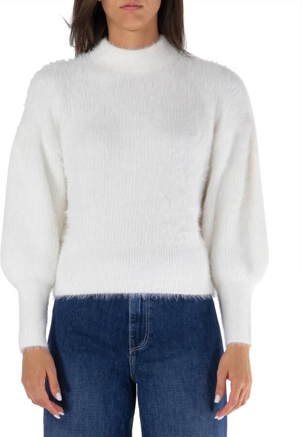 Guess Gebreide pullover met extra brede schouders model 'KEYLA' - Foto 3