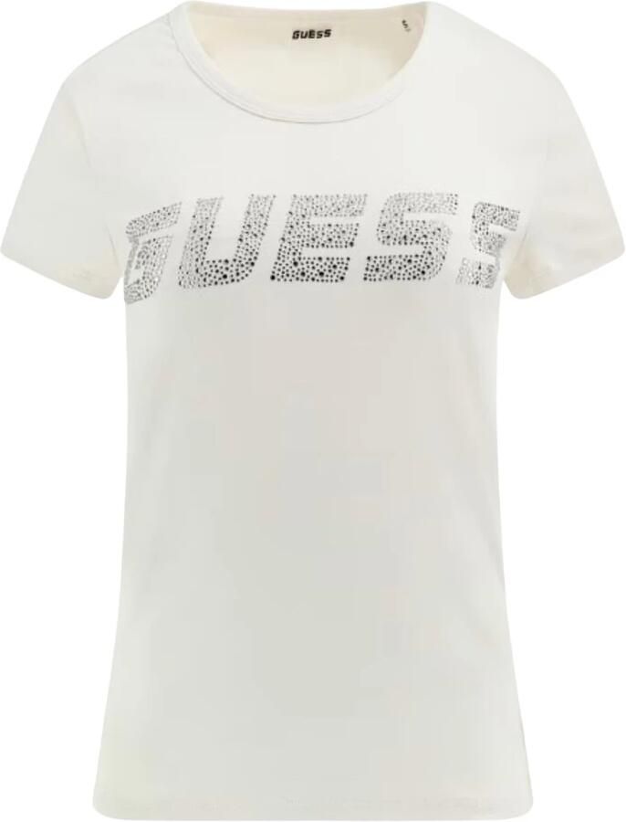 Guess Activewear T-shirt met strass-steentjes model 'KIARA' - Foto 4