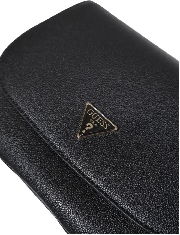 Guess Schoudertas met Clip Sluiting Zwart Vrouwen Black Dames - Foto 4