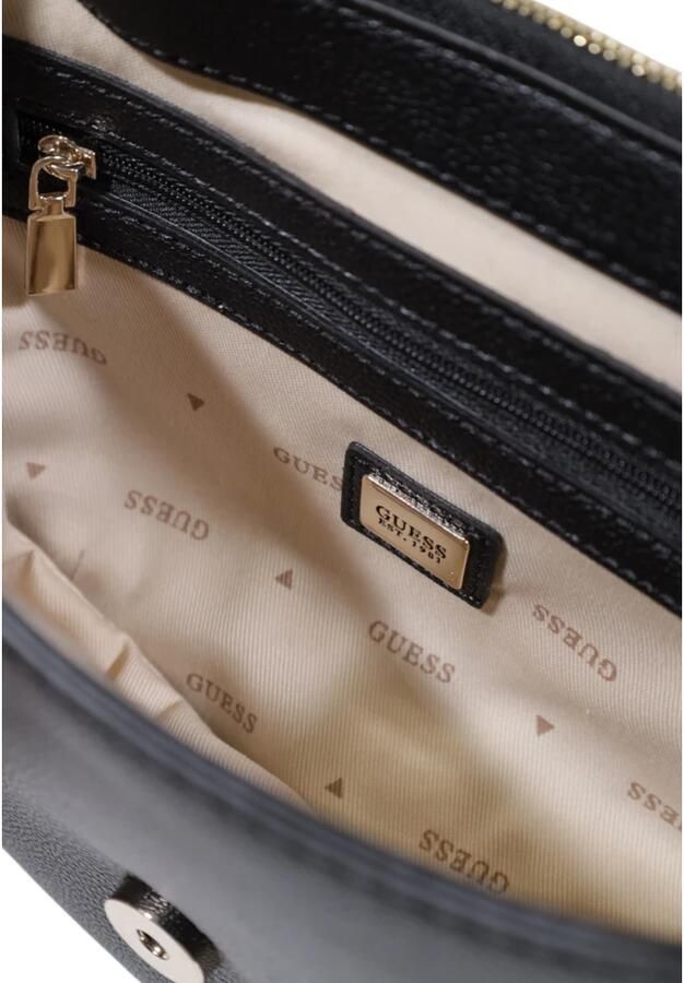 Guess Schoudertas met Clip Sluiting Zwart Vrouwen Black Dames - Foto 6