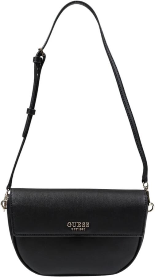 Guess Elegante zwarte handtas met gouden details Black Dames - Foto 9