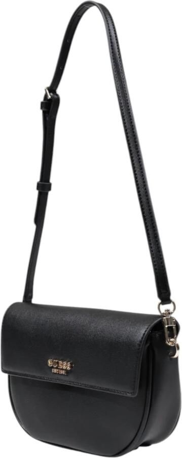 Guess Elegante zwarte handtas met gouden details Black Dames - Foto 7