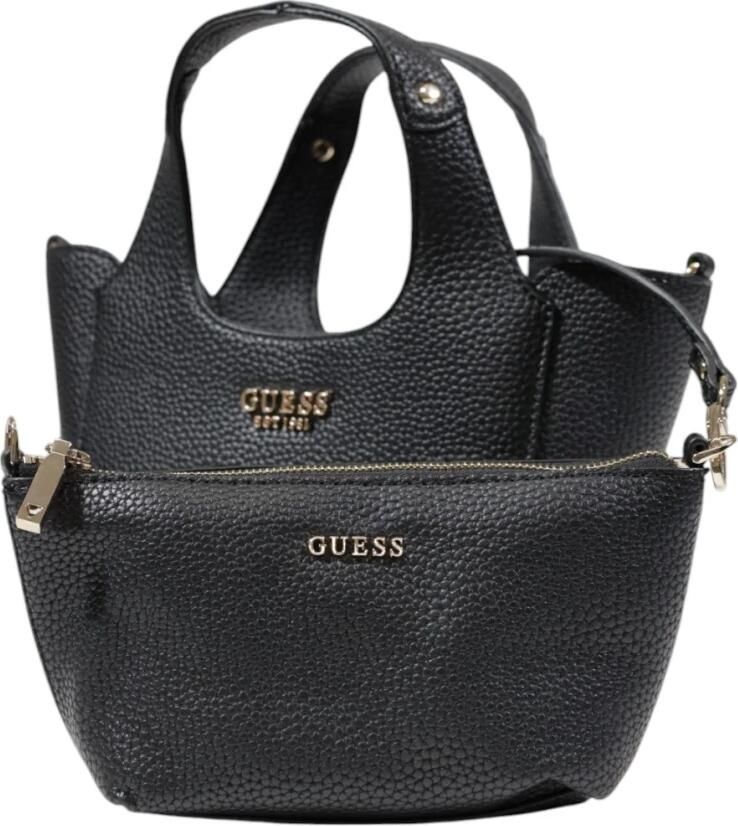 Guess Kleine tassen voor vrouwen Lente Zomer collectie Black Dames - Foto 4