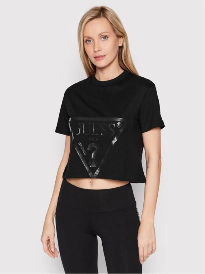 Guess Activewear Boxy fit T-shirt met logo model 'Adele' - Foto 2