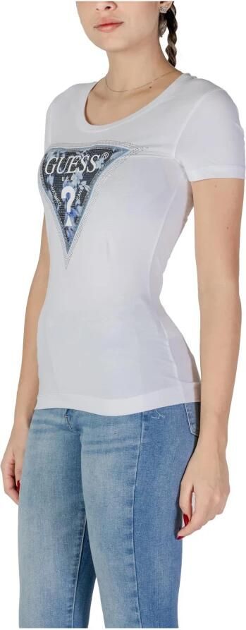 Guess T-shirt Korte Mouw SS CN TRIANGLE FLOWER W5RI00 J1314 - Foto 7