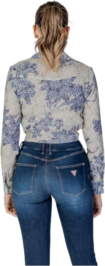 Guess Lange Mouw Lente Zomer Dames Shirt Blue Dames - Foto 5