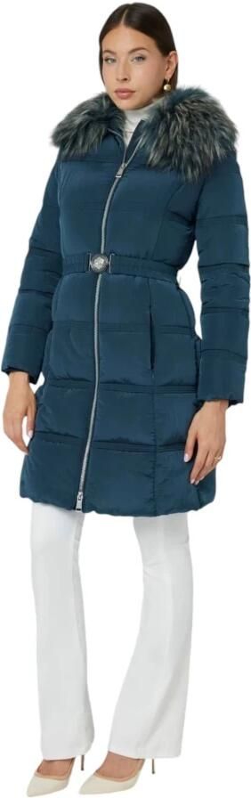 Guess Donsjas NEW MARISOL LONG BELTED W4BL44 WGK22 - Foto 4