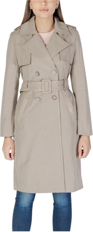 Guess Sartoriale Jenny Beige Trench Coat Beige Dames - Foto 7