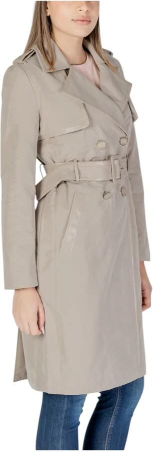 Guess Sartoriale Jenny Beige Trench Coat Beige Dames - Foto 3